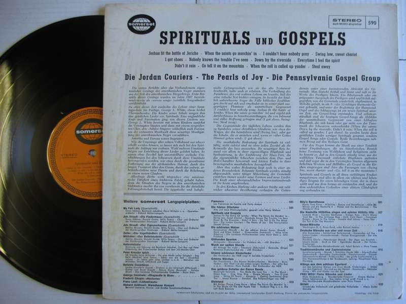 SPIRITUALS UND GOSPELS - usa vg+ /vg+