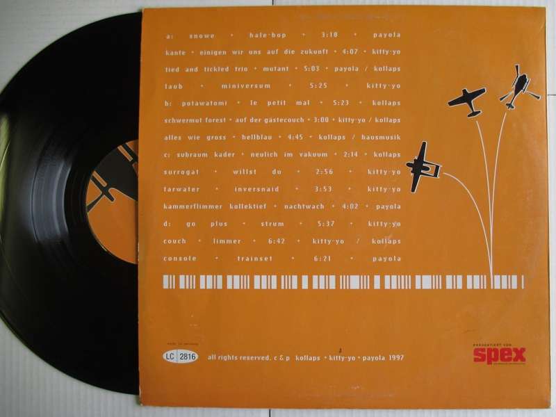 VARIOUS - EINIGEN WIR UNS AUF DIE ZUKUNFT -GERMANY VG+ /VG+ 2LP '97 ELECTRONIC ROCK COMP