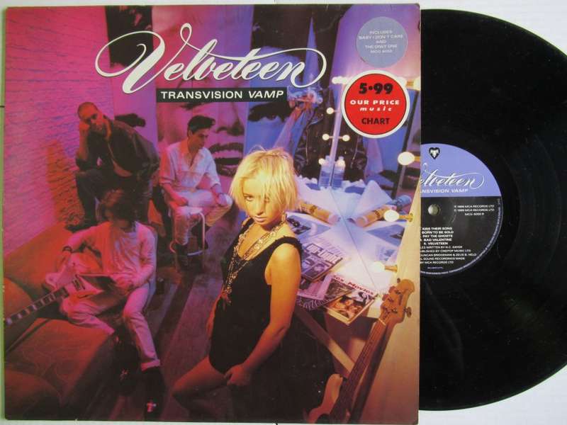 TRANSVISION VAMP - VELVETEEN - UK VG+ /VG+ WITH INNER