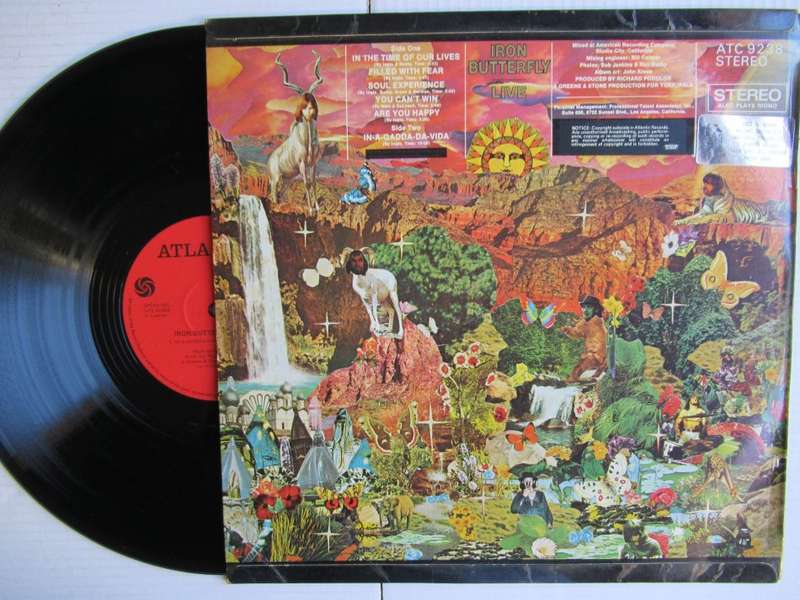 IRON BUTTERFLY - LIVE - RSA - VG+ / VG+