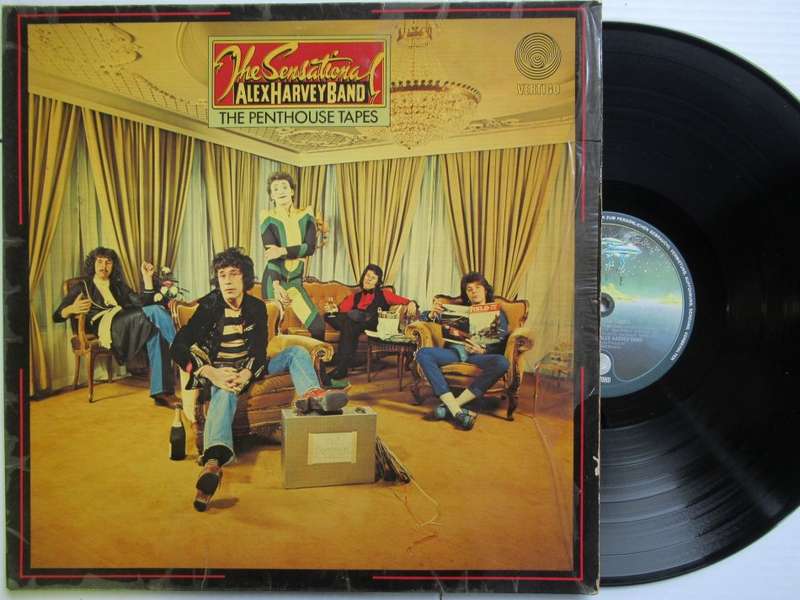THE SENSATIONAL ALEX HARVEY BAND - THE PENTHOUSE TAPES - GERMANY - VG / VG GATEFOLD