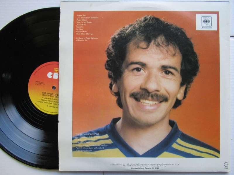 DEVADIP CARLOS SANTANA - THE SWING OF DELIGHT - RSA - VG+ / VG GATEFOLD 2LP