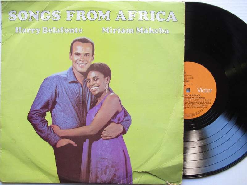 HARRY BELAFONTE & MIRIAM MAKEBA - SONGS FROM AFRICA -RSA - VG- / VG