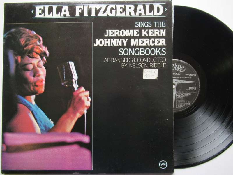 ELLA FITZGERALD - SINGS THE JEROME KERN JOHNNY MERCER - SONGBOOKS - UK - VG / VG+ GATEFOLD 2LP