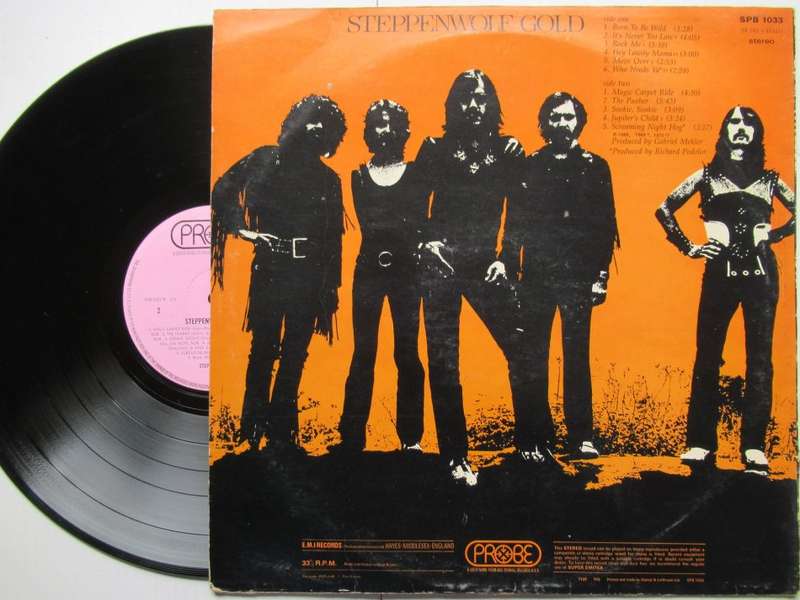 STEPPENWOLF- THEIR GREATEST HITS - UK - VG / VG
