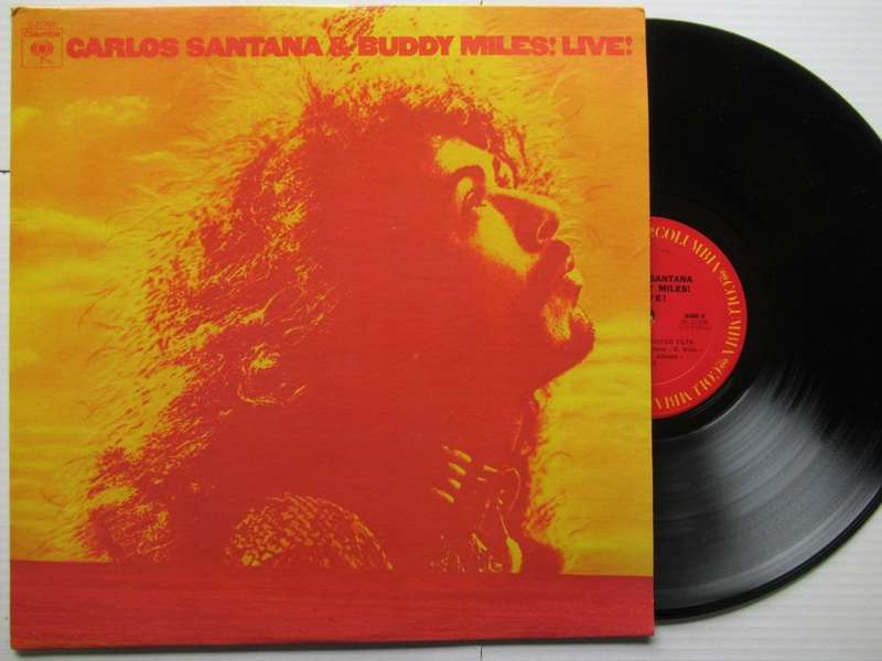 CARLOS SANTANA & BUDDY MILES - LIVE  - USA VG+ /VG+
