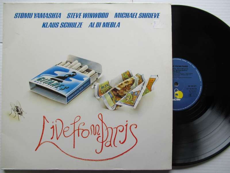 STOMU YAMASHTA STEVE WINWOOD MICHAEL SHRIEVE  KLAUS SCHULZE AL DI MEOLA -GERMANY VG /VG+ 2 LP GATEFO