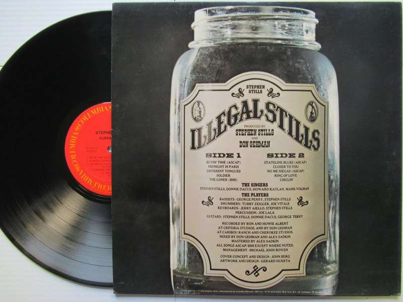 STEPHEN STILLS - ILLEGAL STILLS - USA VG+ /VG+ WITH INNER