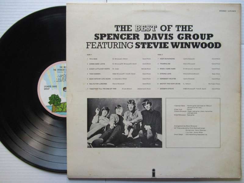 THE SPENCER DAVIS GROUP -THE BEST OF THE SPENCER DAVIS GROUP - UK VG+ /VG