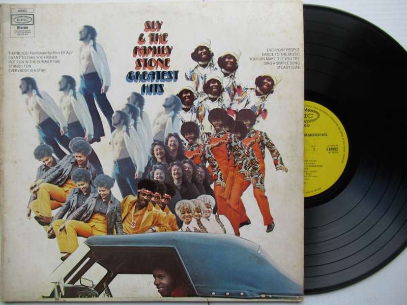 SLY & THE FAMILY STONE - GREATEST HITS - UK VG/ VG+ GATEFOLD