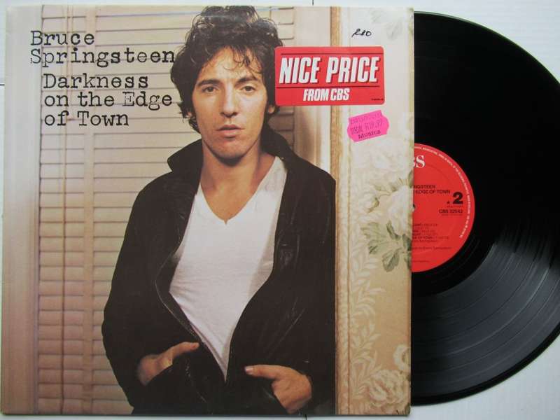 BRUCE SPRINGSTEEN - DARKNESS ON THE EDGE OF TOWN -UK VG+ /VG WITH INSERTS