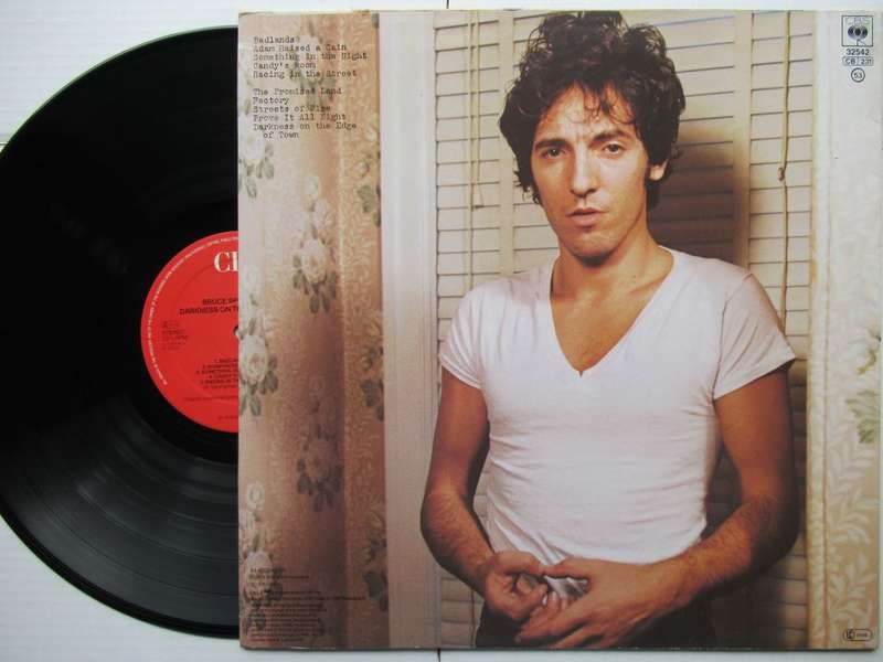 BRUCE SPRINGSTEEN - DARKNESS ON THE EDGE OF TOWN -UK VG+ /VG WITH INSERTS