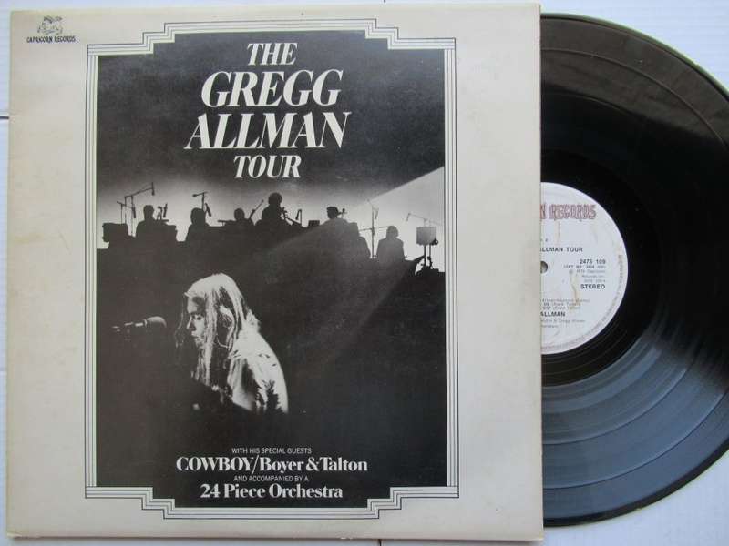 GREGG ALLMAN - THE GREGG ALLMAN TOUR - UK - VG+ / VG TO VG+ GATEFOLD 2LP