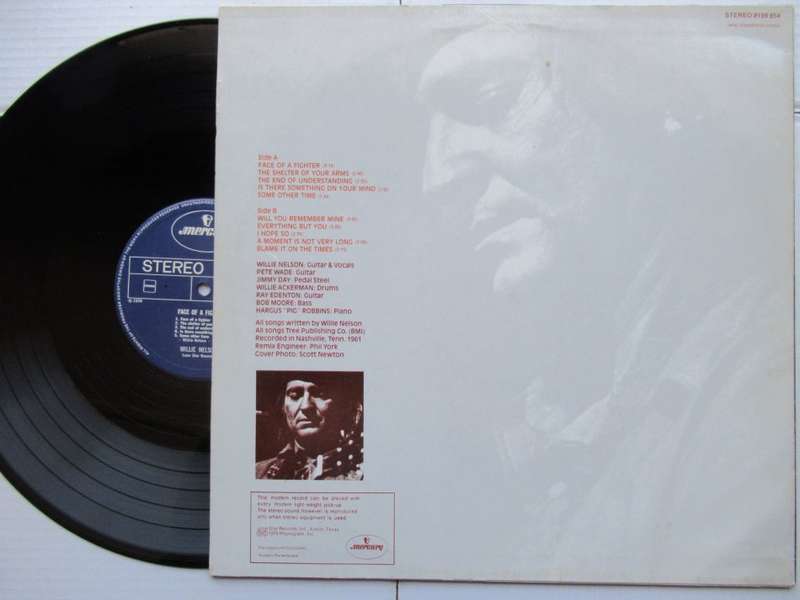 WILLIE NELSON - FACE A FIGHTER - HOLLAND - VG+ / VG+