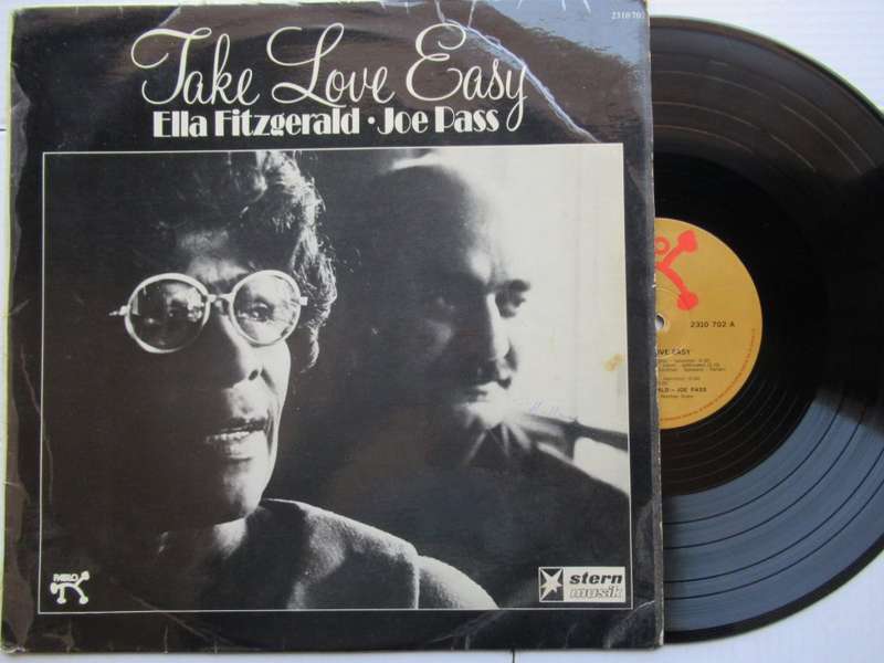 ELLA FITZGERALD & JOE PASS - TAKE LOVE EASY - RSA - VG / VG