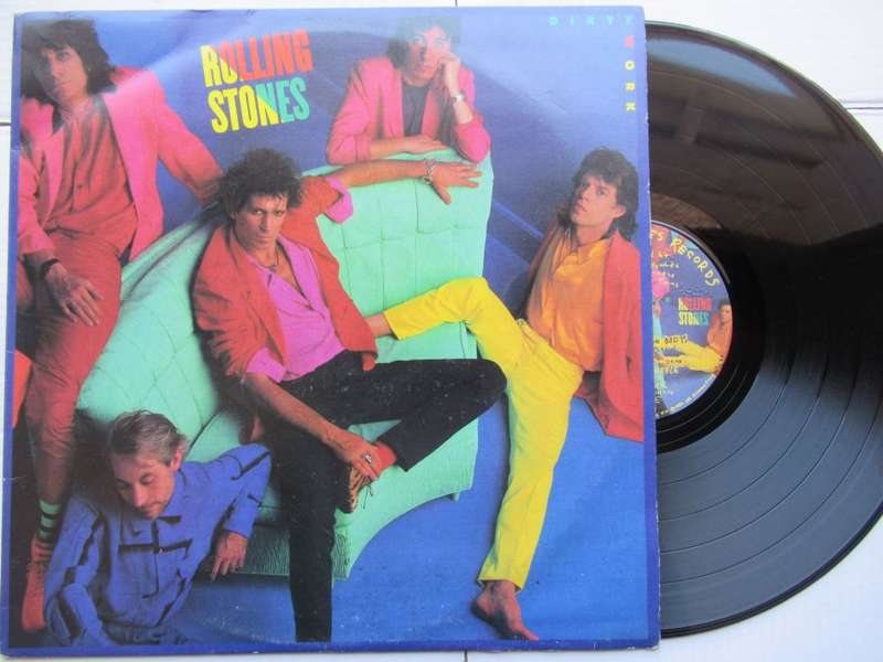 ROLLING STONES - DIRTY WORK - RSA - VG / VG