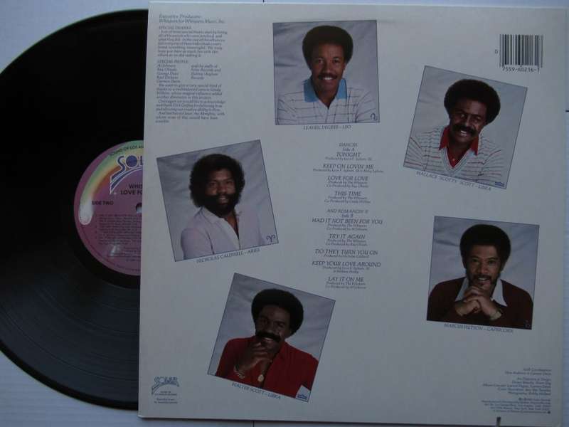 WHISPERS - LOVE FOR LOVE - USA VG+ /VG+