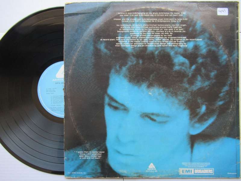 LOU REED - ROCK AND ROLL HEART - RSA - RSA - VG / VG