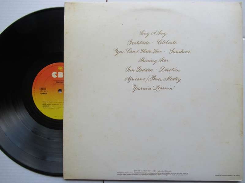 EARTH WIND & FIRE - GRATITUDE - UK VG+ /VG 2 LP GATEFOLD
