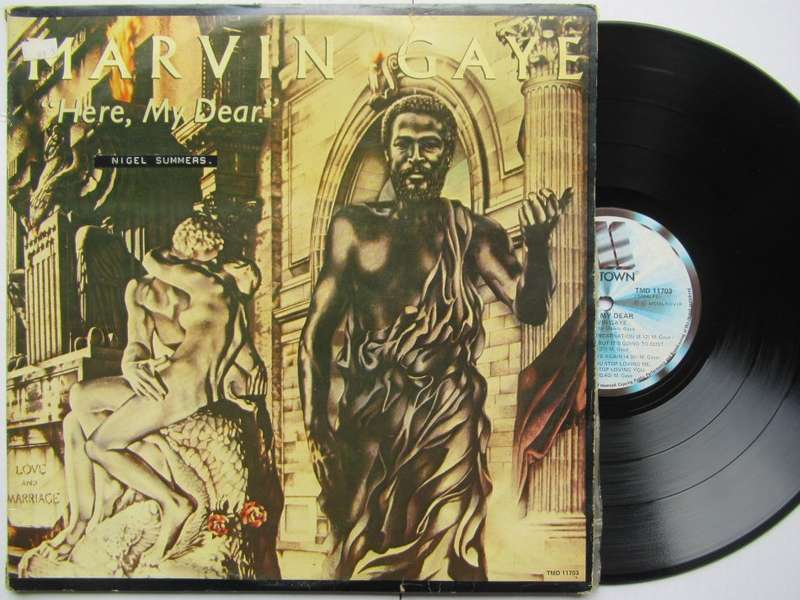 MARVIN GAYE - HERE MY DEAR - RSA - VG / VG GATEFOLD 2LP