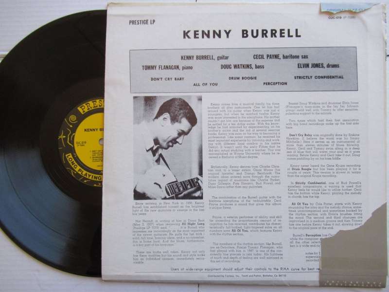 KENNY BURRELL - S/T - USA - VG / VG+