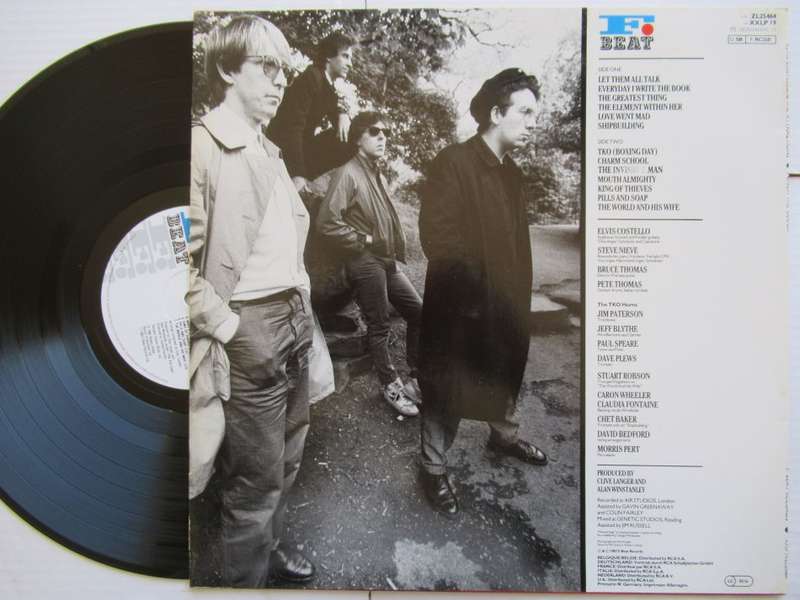 ELVIS COSTELLO AND THE ATTRACTIONS - PUNCH THE CLOCK - GERMANY - VG+ / VG
