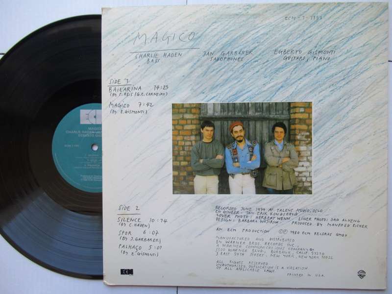 CHARLIE HADEN JAN GARBAREK EGBERTO  GISMONTI - MAGICO - USA VG+ /VG+