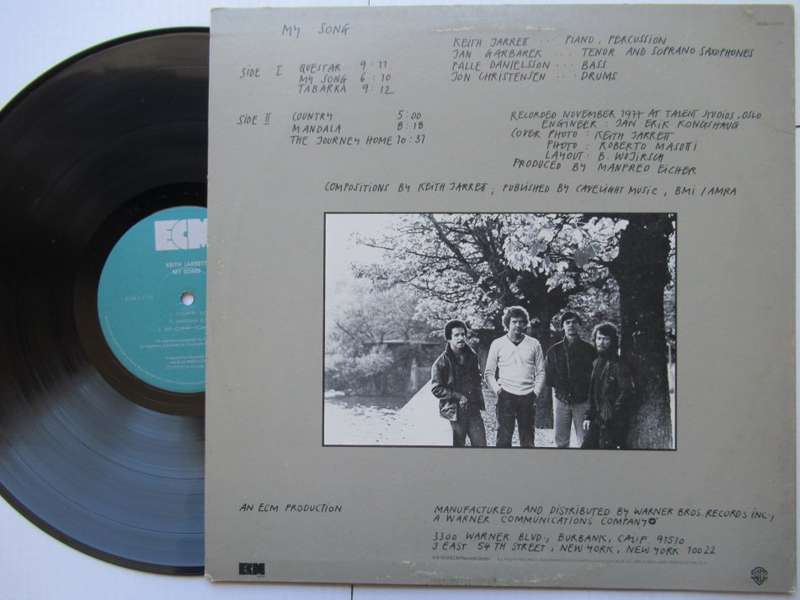 KEITH JARRETT - MY SONG - USA VG /VG+