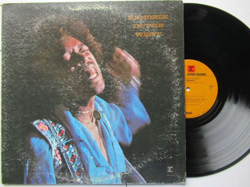 JIMI HENDRIX - HENDRIX IN THE WEST - USA VG /VG GATEFOLD