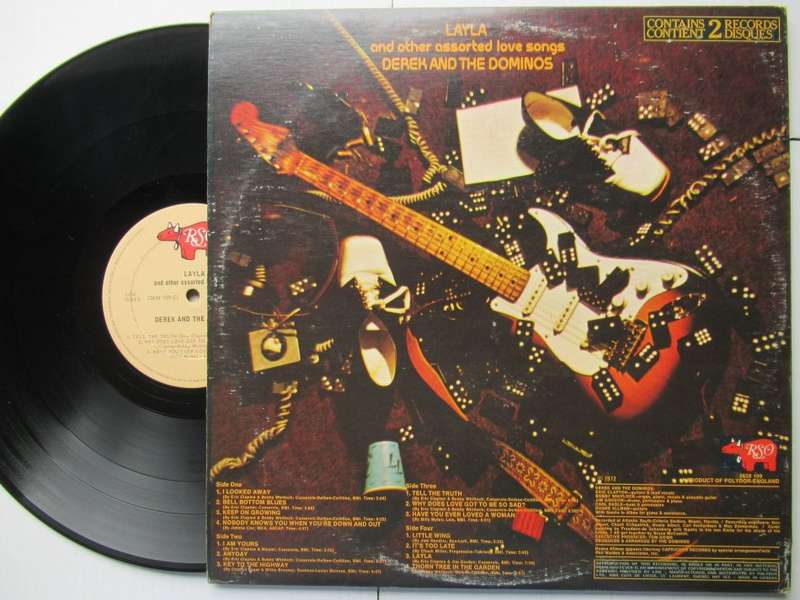DEREK & THE DOMINOS - LAYLA - CANADA VG /VG+ 2 LP GATEFOLD