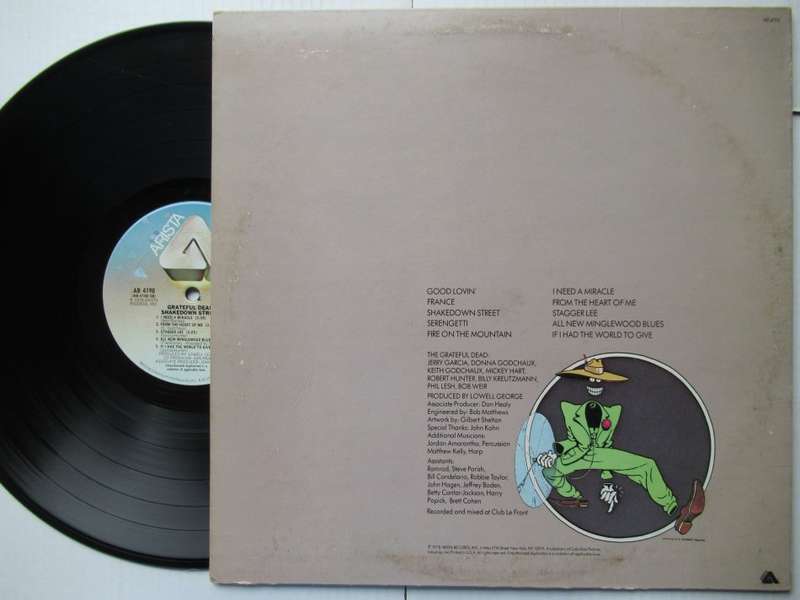 GRATEFUL DEAD - SHAKEDOWN STREET - USA VG / VG+