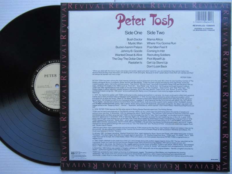 PETER TOSH - REVIVAL - RSA - VG+ / VG+