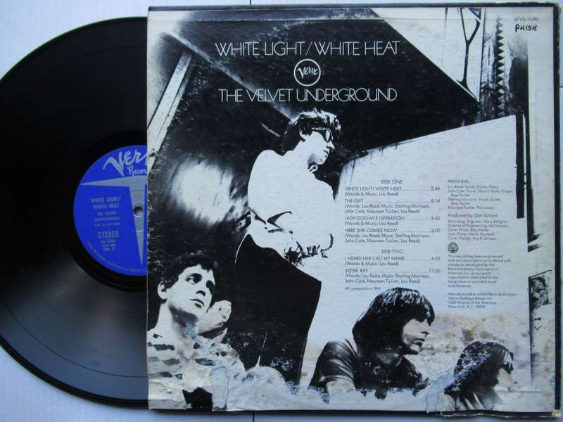 THE VELVET UNDERGROUND - WHITE LIGHT WHITE HEAT - USA G+ /VG