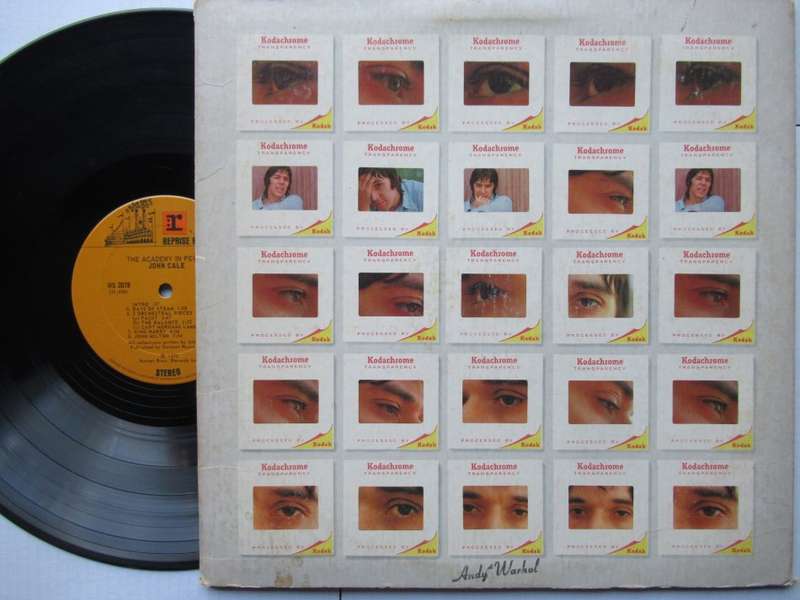 JOHN CALE - THE ACADEMY IN PERIL - USA VG /VG- GATEFOLD DIE CUT