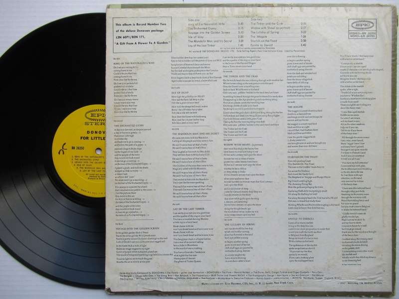 DONOVAN - FOR LITTLE ONES - USA VG /VG