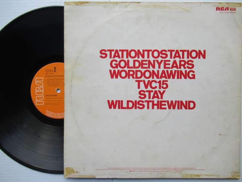 DAVID BOWIE - STATION TO STATION - UK VG- /VG-