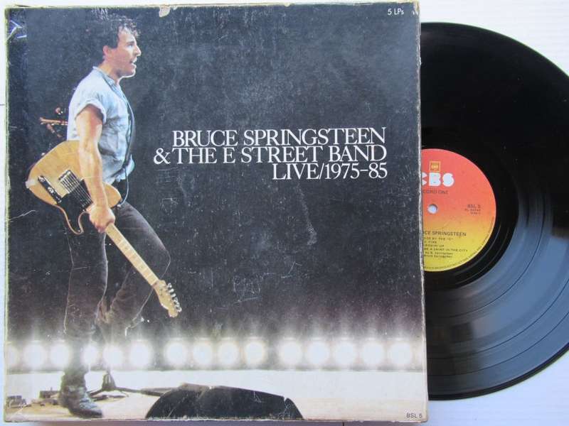 BRUCE SPRINGSTEEN & THE E STREET BAND - LIVE 1975-85 - RSA VG- /VG/ VG+ 5 LP