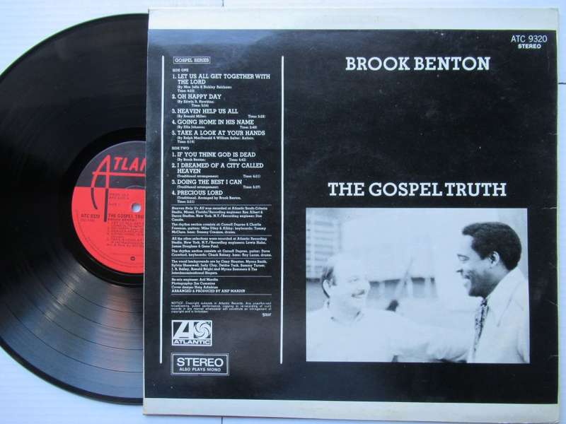 BROOK BENTON - THE GOSPEL TRUTH - RSA VG /VG
