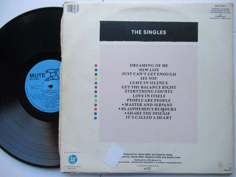 DEPECHE MODE - THE SINGLES 81-85 - RSA - VG- /VG- GATEFOLD