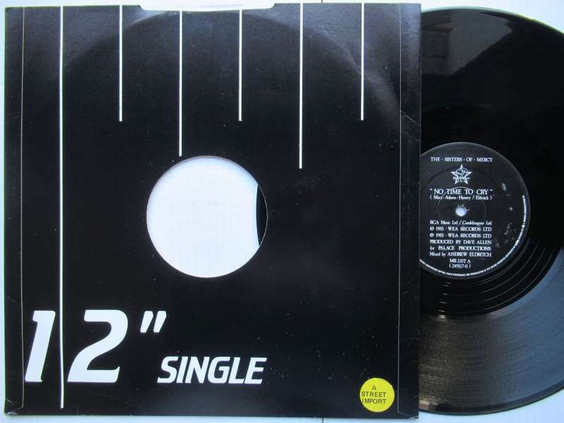 THE SISTERS OF MERCY - NO TIME TO CRY / BLOOD MONEY 12" UK VG+ /VG