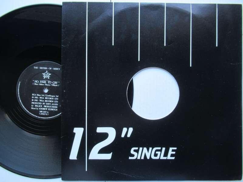 THE SISTERS OF MERCY - NO TIME TO CRY / BLOOD MONEY 12" UK VG+ /VG
