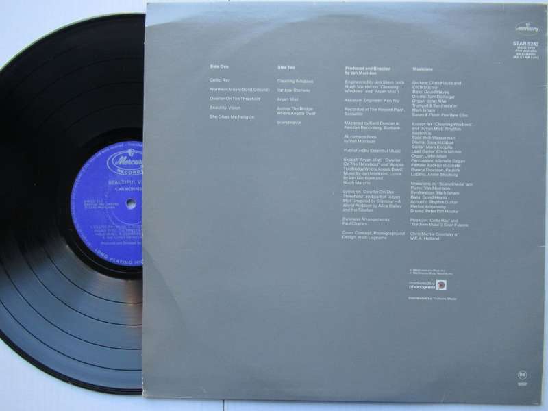 VAN MORRISON - BEAUTIFUL VISION - RSA - VG+ /VG+