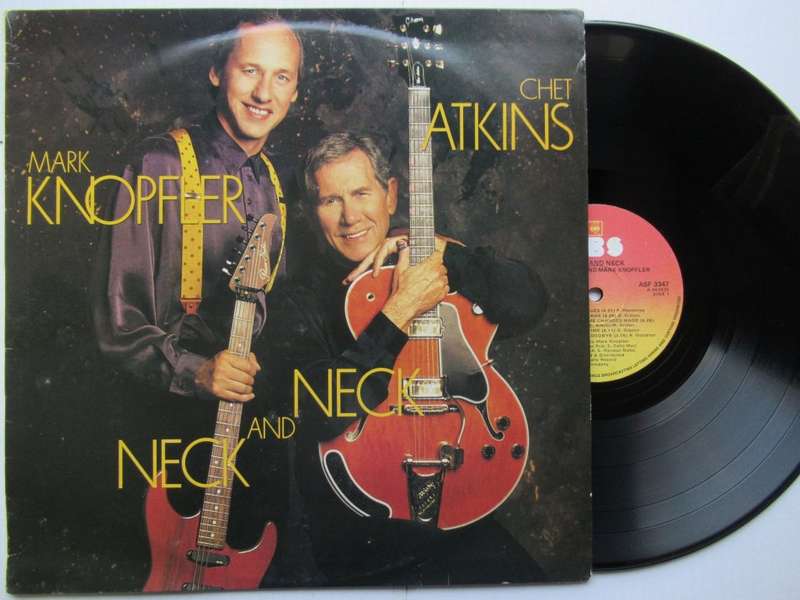 MARK KNOPFLER & CHET ATKINS -NECK AND NECK - RSA - VG /VG+