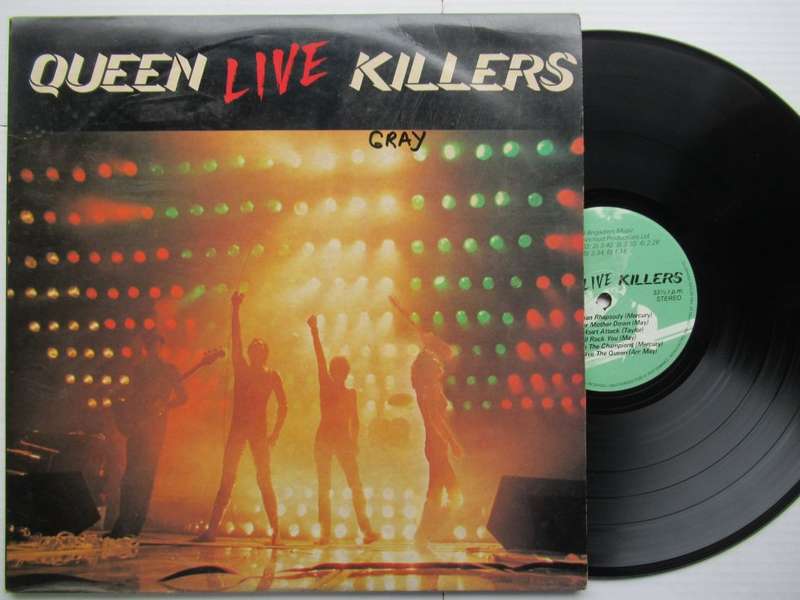 QUEEN - LIVE KILLERS - RSA - VG /VG/VG- 2 LP GATEFOLD