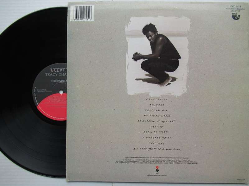 TRACY CHAPMAN - CROSS ROADS - RSA - VG+ /VG WITH INNER