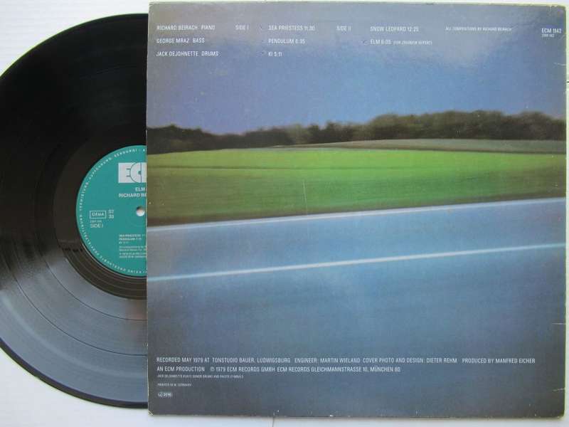 RICHARD BEIRACH / GEORGE MRAZ / JACK DEJOHNETTE - ELM - GERMANY VG / VG+
