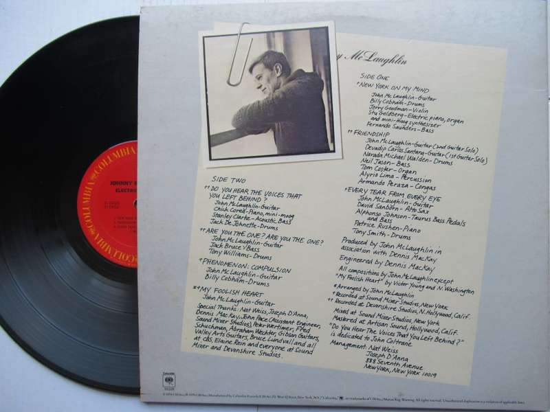 JOHN MCLAUGHLIN - ELECTRIC GUITARIST - USA VG+ /VG+ GATEFOLD