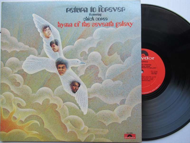 RETURN TO FOREVER AND CHICK COREA - HYMN OF THE SEVENTH GALAXY - USA VG+ /VG+