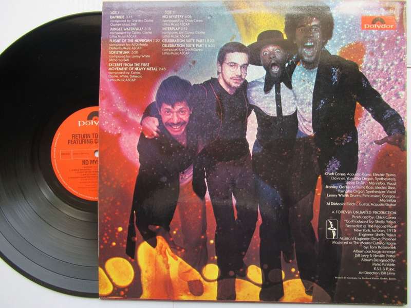 RETURN TO FOREVER AND CHICK COREA - NO MYSTERY - GERMANY VG+ /VG+