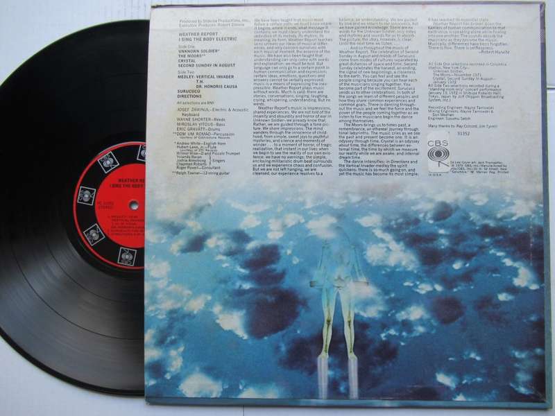 WEATHER REPORT - I SING THE BODY ELECTRIC - USA VG / VG+